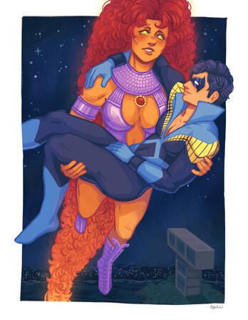 Nightwing & Starfire
